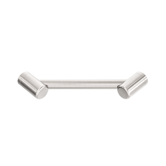 MECCA CARE 25MM FOOTREST CORNER GRAB RAIL 215MM BRUSHED NICKEL