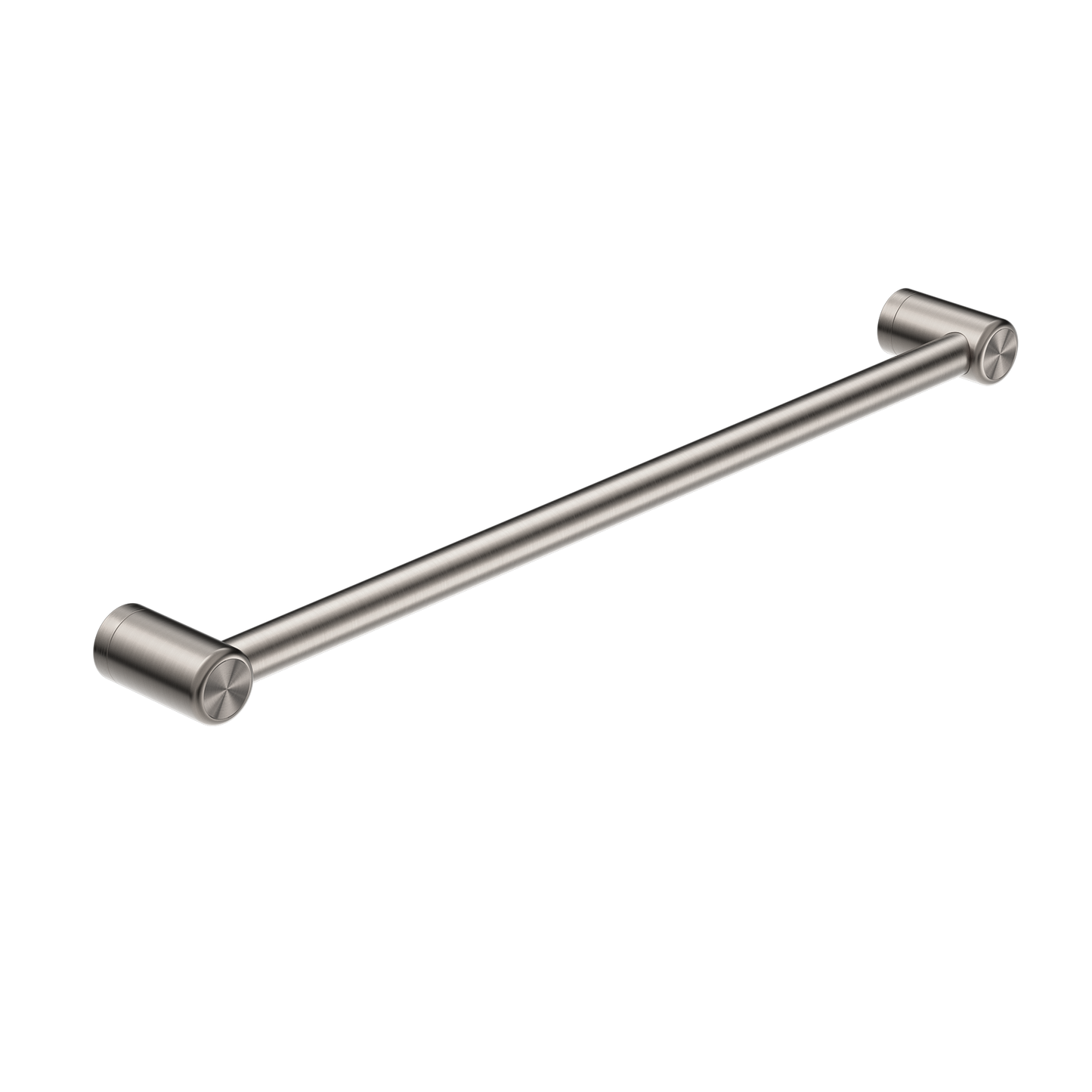 MECCA CARE 25MM GRAB RAIL 300/450/600/900/1200MM BRUSHED NICKEL