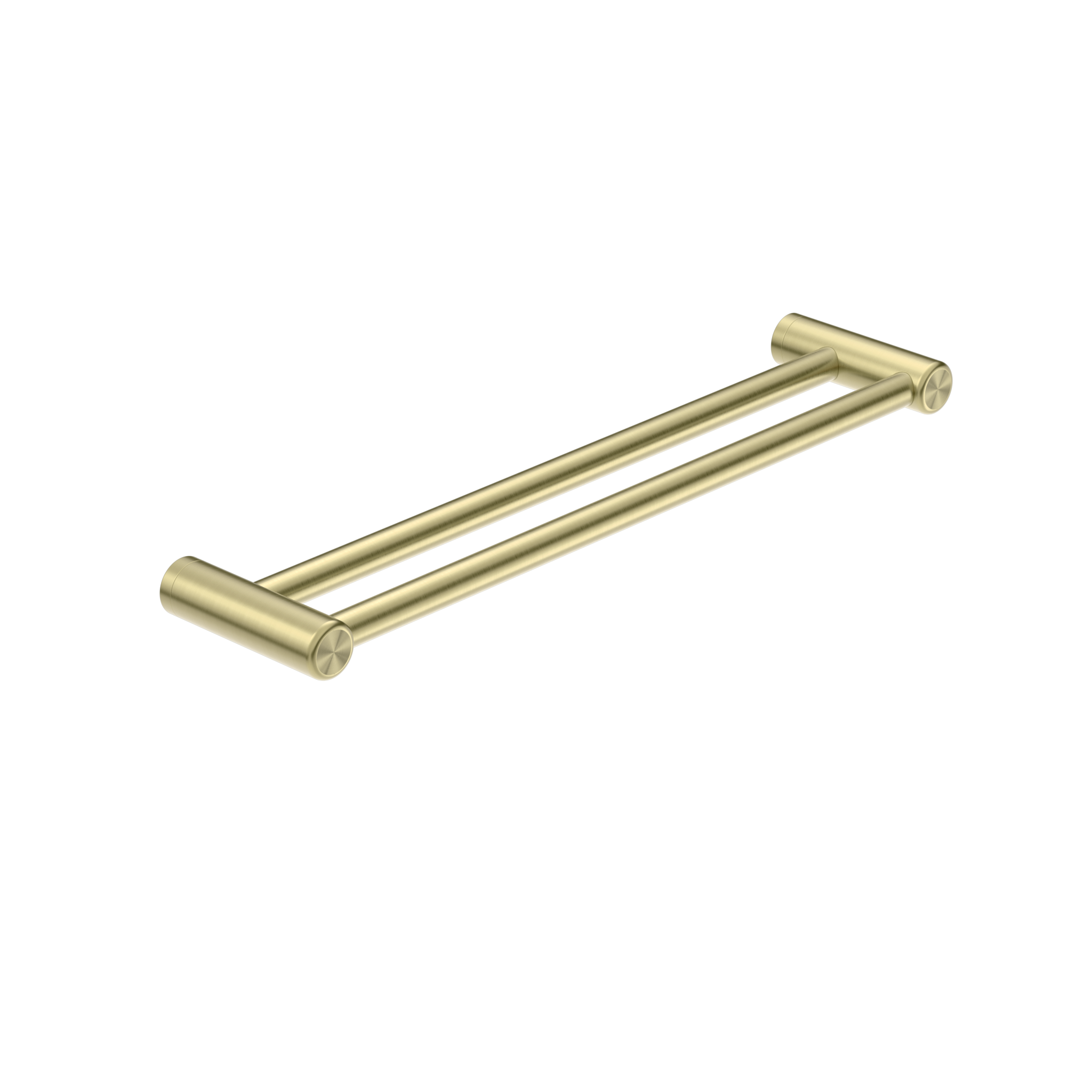 MECCA CARE 25MM DOUBLE TOWEL GRAB RAIL 600/900MM BRUSHED GOLD