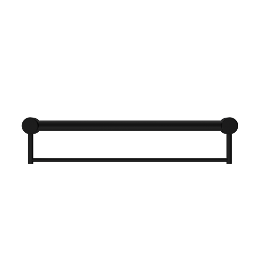 MECCA CARE 32MM GRAB RAIL WITH TOWEL HOLDER 300/600/900MM MATTE BLACK
