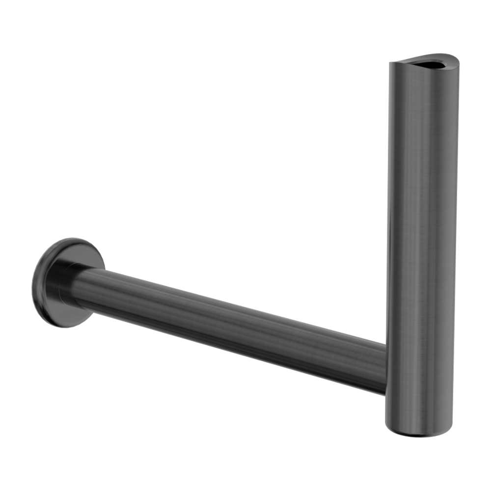 MECCA CARE BRACKET ADD ON TOILET ROLL HOLDER GUN METAL