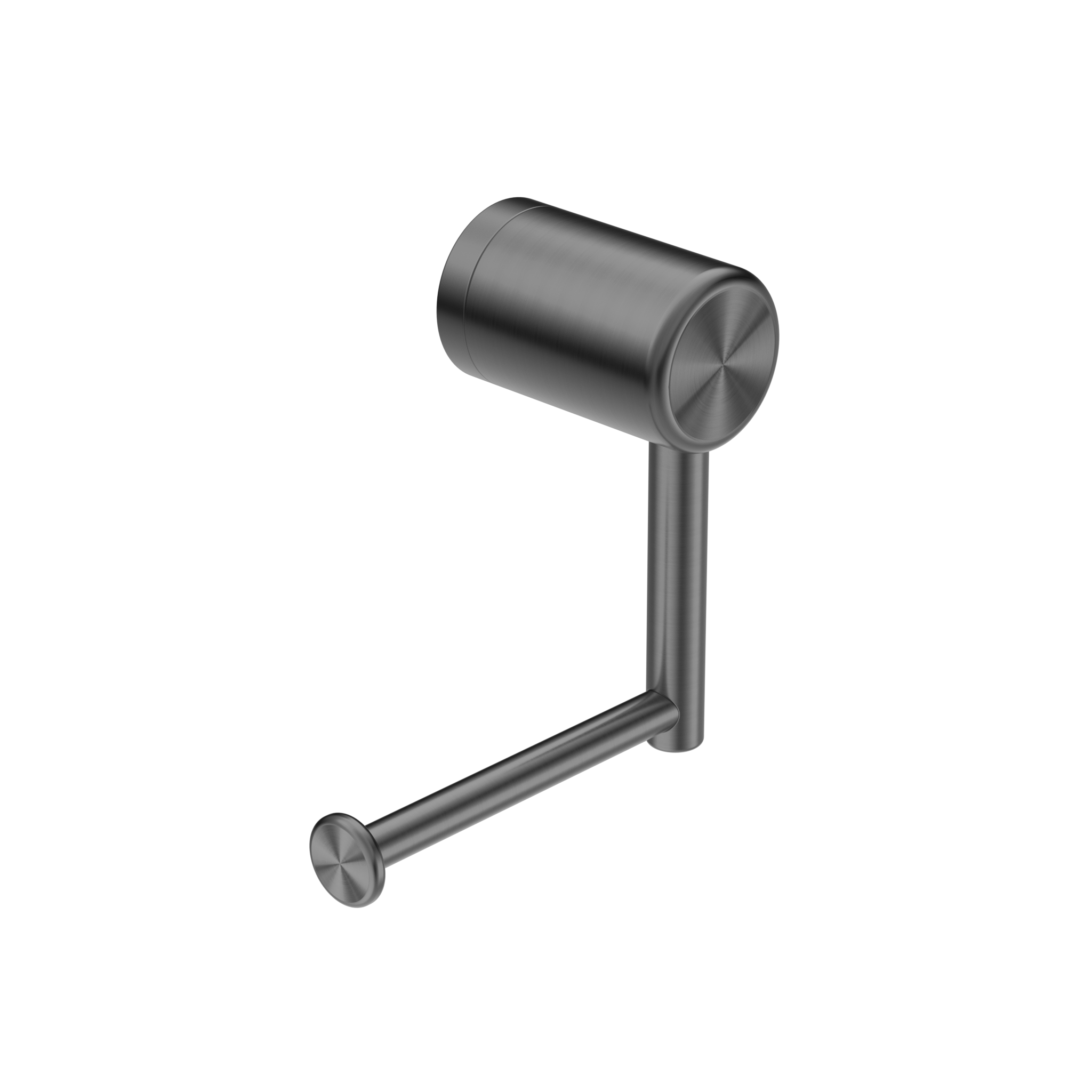 MECCA CARE HEAVY DUTY TOILET ROLL HOLDER GUN METAL