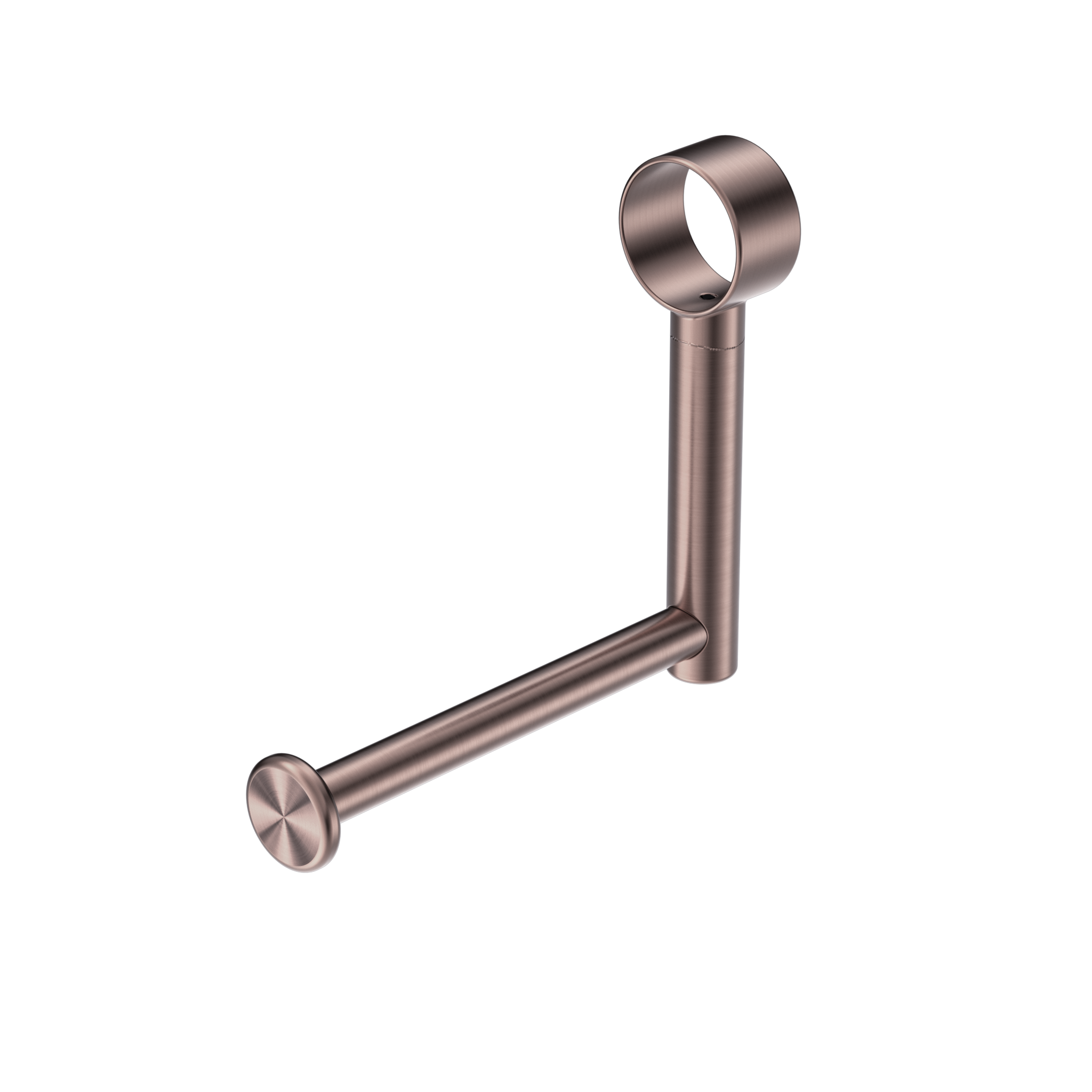 MECCA CARE ADD ON TOILET ROLL HOLDER BRUSHED BRONZE