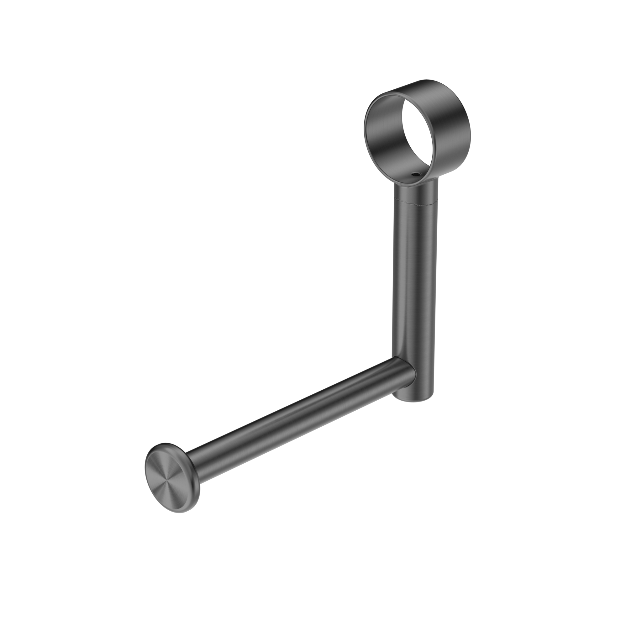 MECCA CARE ADD ON TOILET ROLL HOLDER GUN METAL
