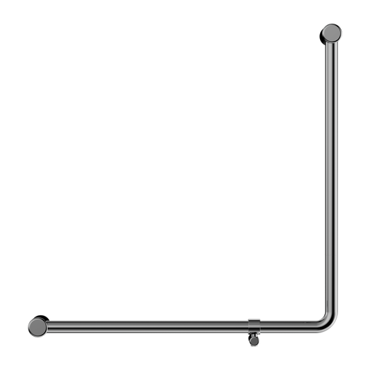 MECCA CARE 32MM 90 DEGREE NZ4121 ACCESSIBLE TOILET GRAB RAIL 750X750MM CHROME