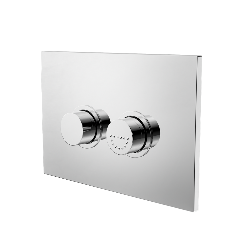 MECCA CARE RAISED DISABLED CARE PNEUMATIC FLUSH BUTTONS PLATE DDA ACCESSIBLE TOILET COMPLIANT CHROME