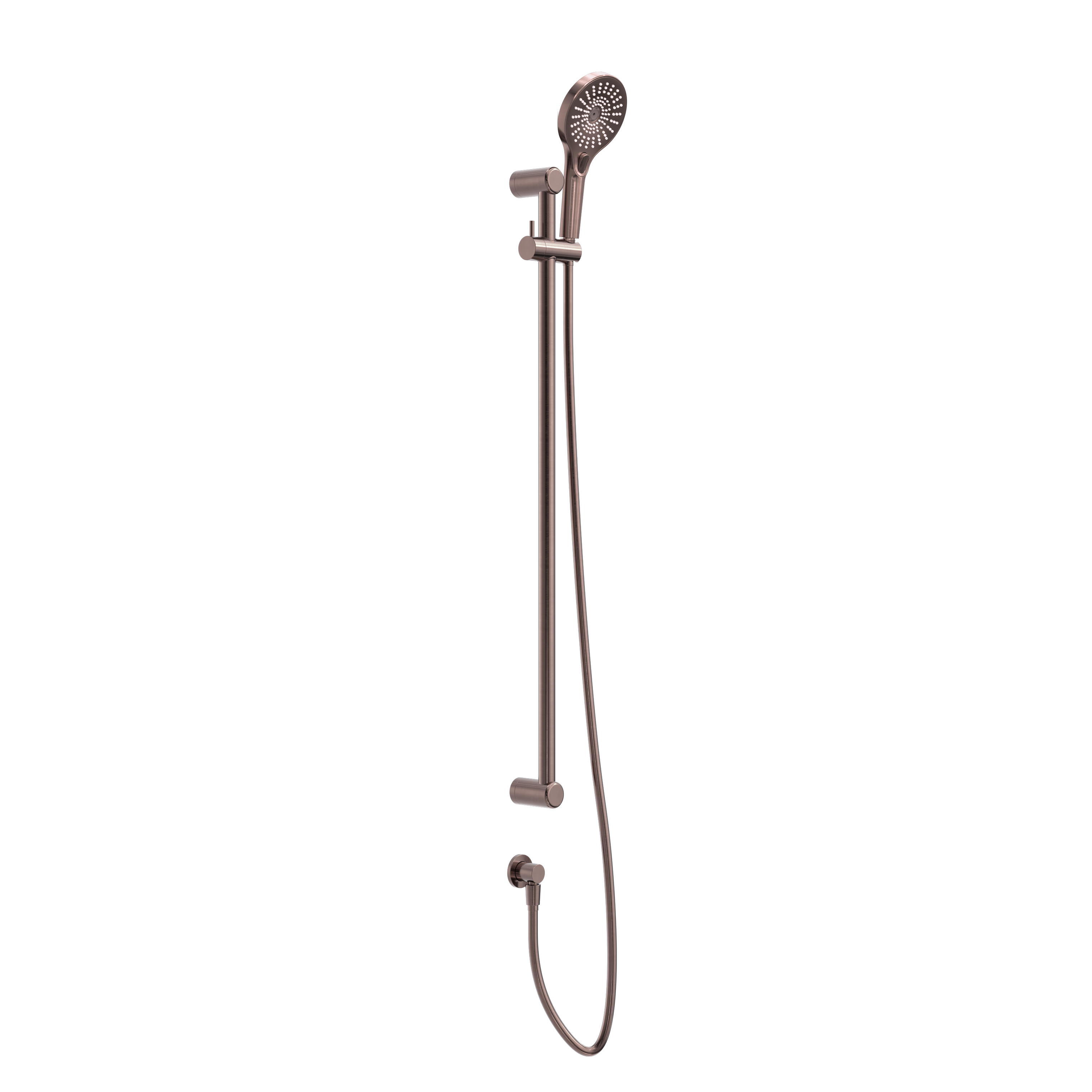MECCA CARE 25MM GRAB RAIL AND ADJUSTABLE SHOWER RAIL SET 900MM BRUSHED BRONZE