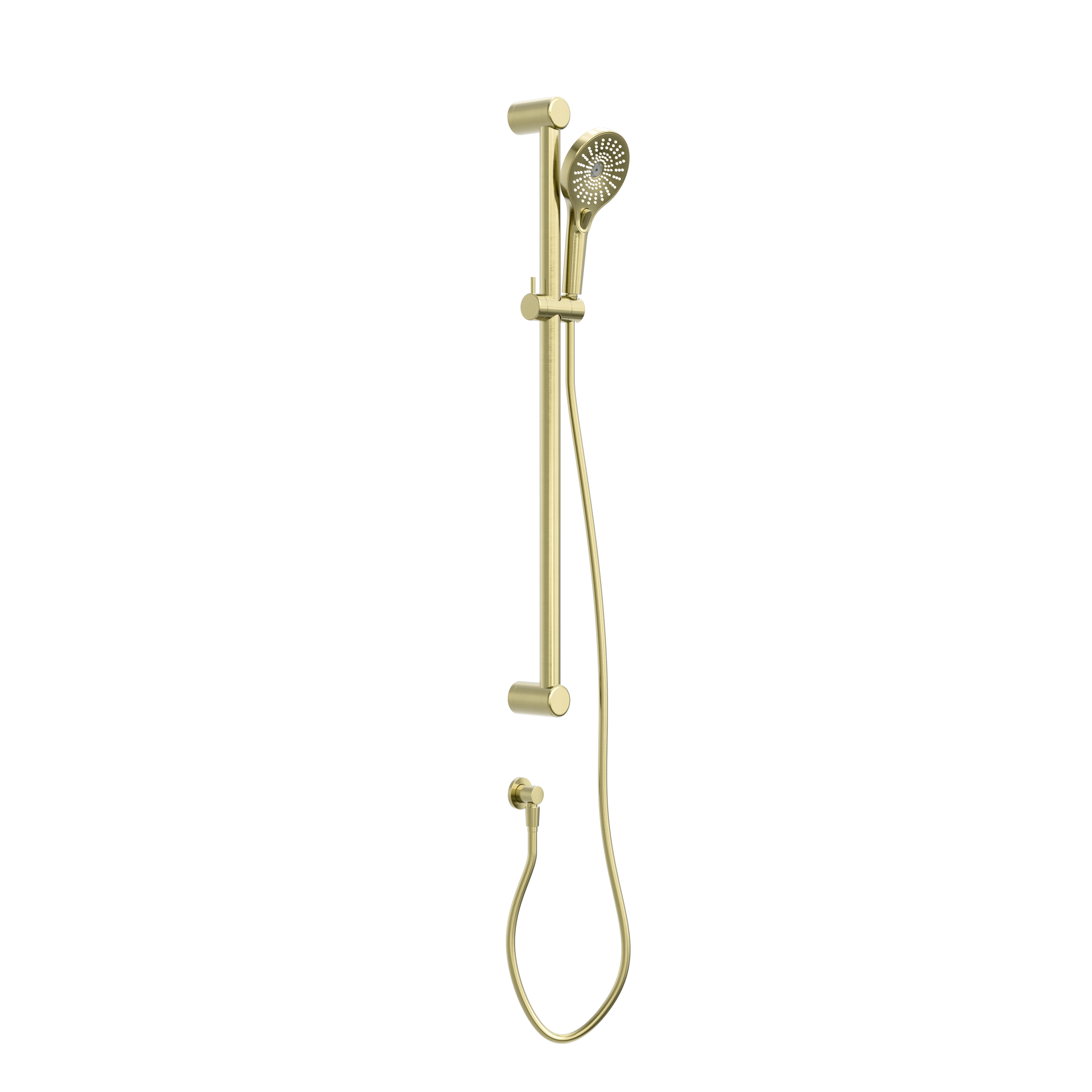 MECCA CARE 32MM GRAB RAIL AND ADJUSTABLE SHOWER RAIL SET 900MM BRUSHED GOLD
