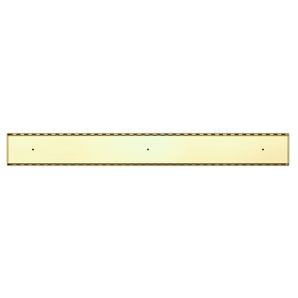 TILE INSERT V CHANNEL 900X106MM FLOOR GRATE 80MM OUTLET BRUSHED GOLD