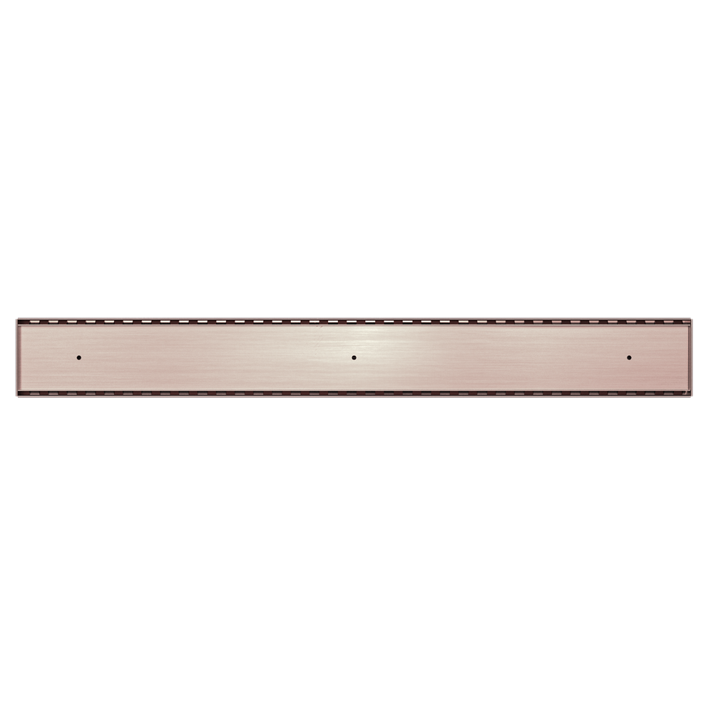 TILE INSERT V CHANNEL 900X106MM FLOOR GRATE 80MM OUTLET BRUSHED BRONZE
