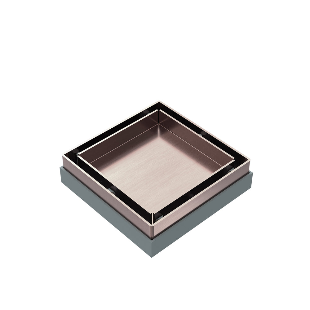 TILE INSERT FLOOR WASTE 50MM OUTLET BZ (NRFW001BZ) BRUSHED BRONZE