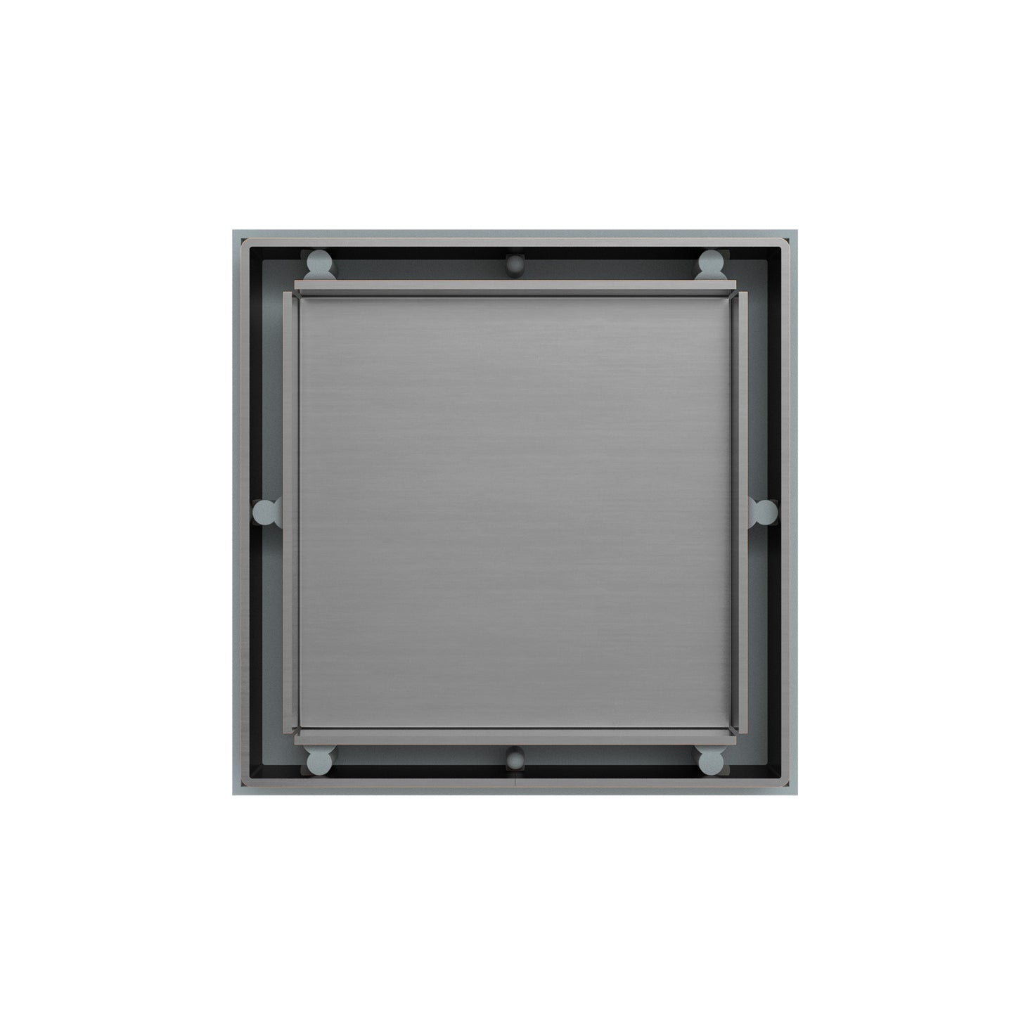 TILE INSERT FLOOR WASTE 50MM OUTLET GM (NRFW001GM) GUN METAL