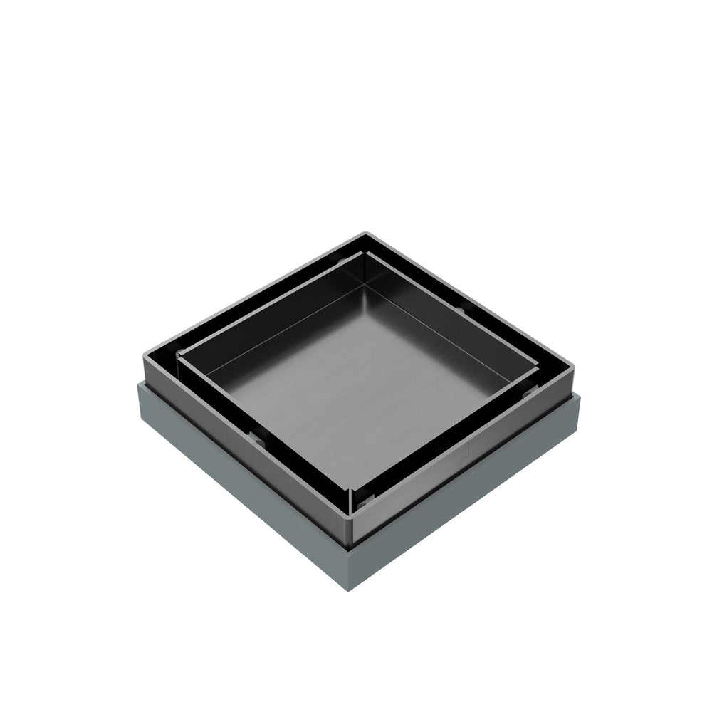 TILE INSERT FLOOR WASTE 50MM OUTLET GM (NRFW001GM) GUN METAL