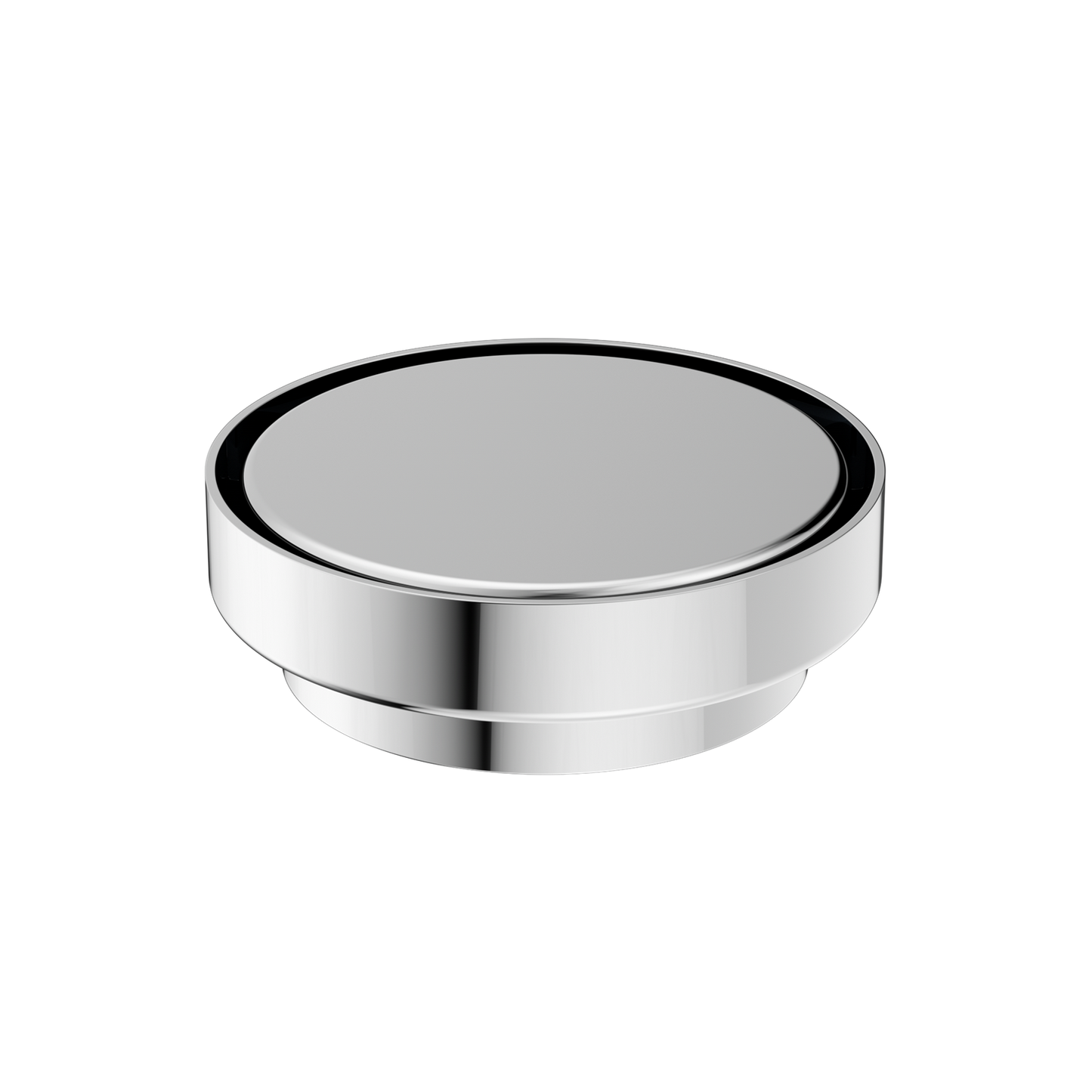 130MM ROUND TILE INSERT FLOOR WASTE 100MM OUTLET CHROME