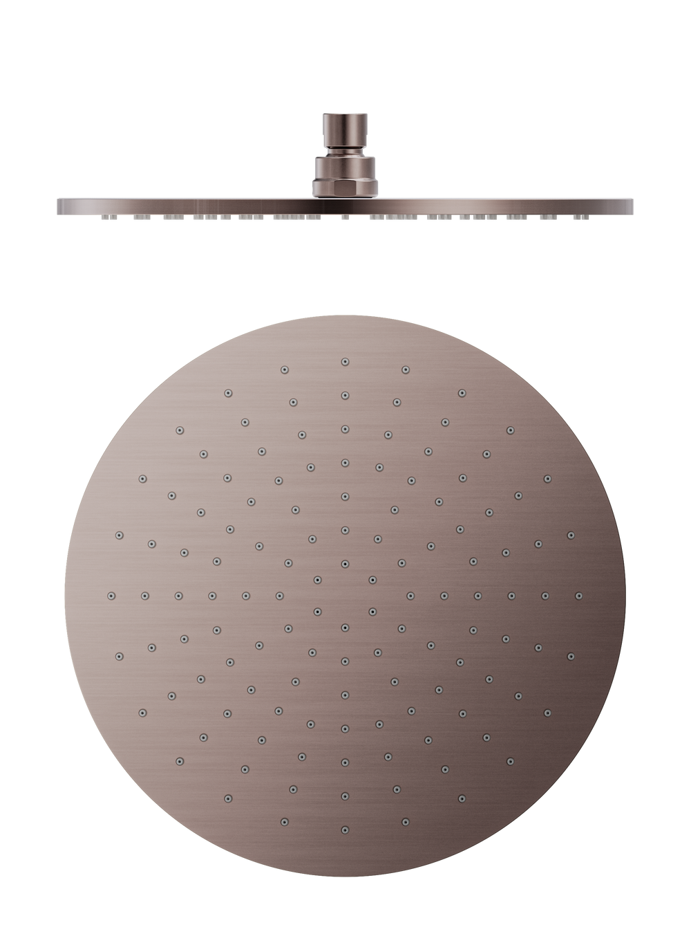 300MM ROUND SHOWER HEAD BRUSHED BRONZE