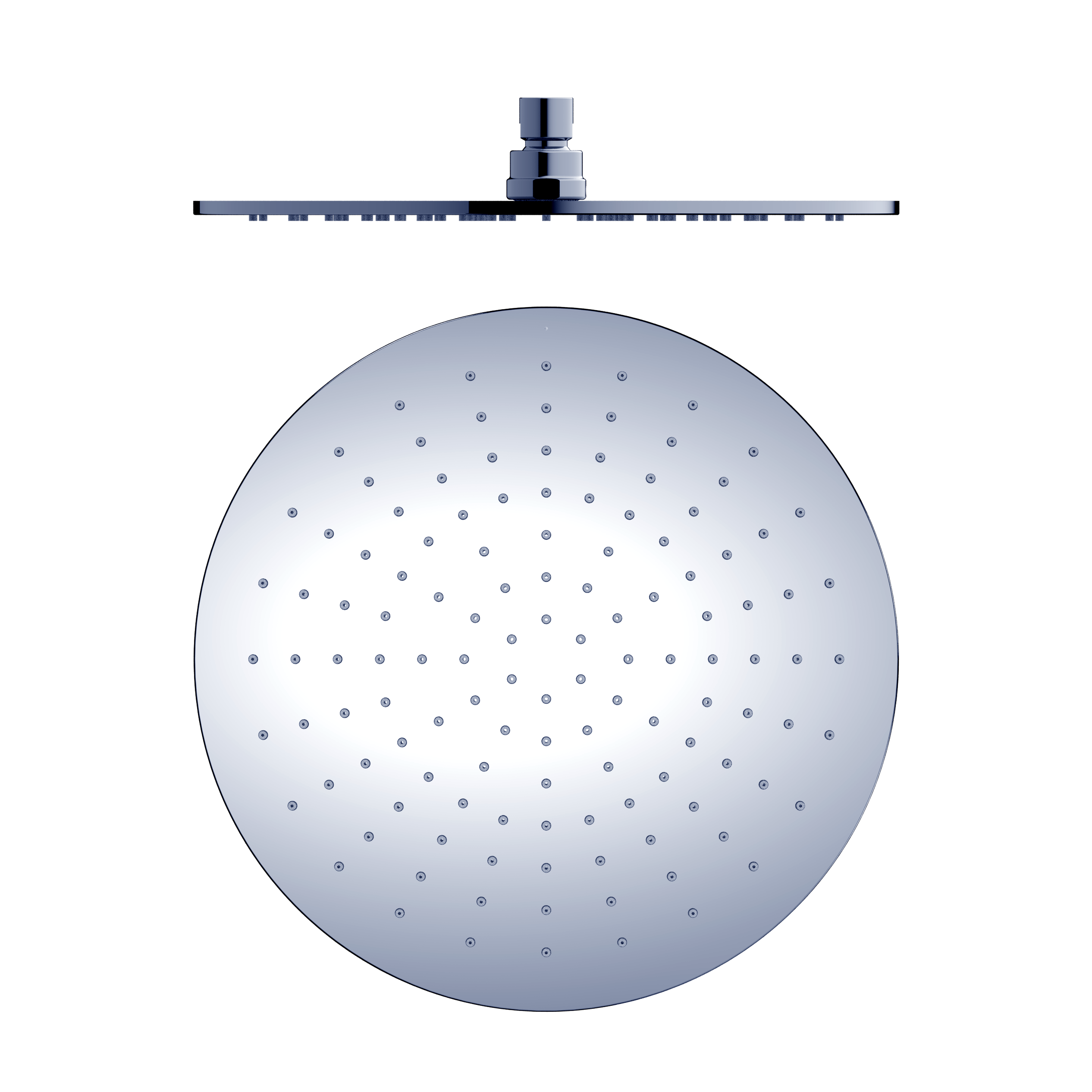 400MM ROUND SHOWER HEAD ROA1207 CHROME (NRROA1207CH) CHROME