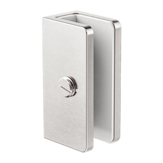 SHOWER U BRACKET 10MM GLASS BRUSHED NICKEL