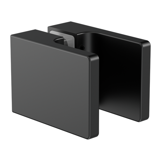 SQUARE SHOWER KNOB HANDLE MATTE BLACK