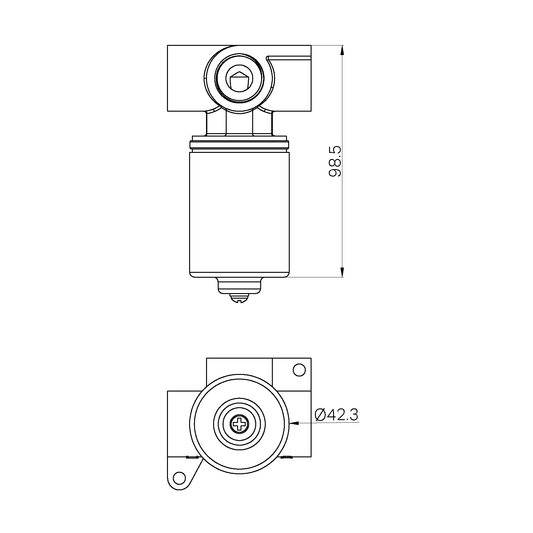 SS316L PROGRESSIVE UNIVERSAL SHOWER MIXER BODY ONLY (NRUB008)
