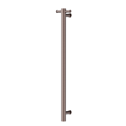 NON-HEATED VERTICAL TOWEL RAIL 900MM BRUSHED BRONZE