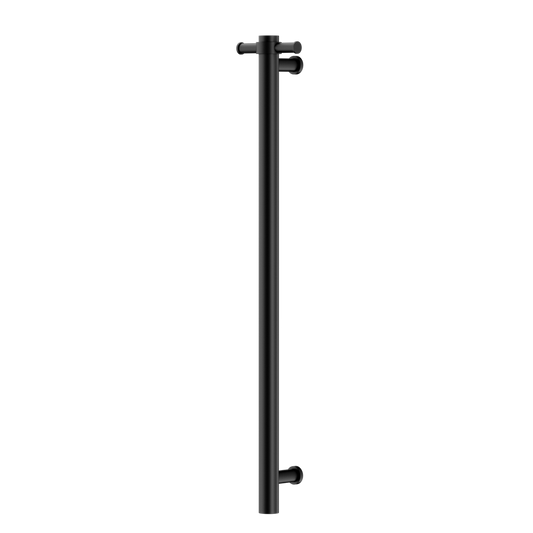 NON-HEATED VERTICAL TOWEL RAIL 900MM MATTE BLACK