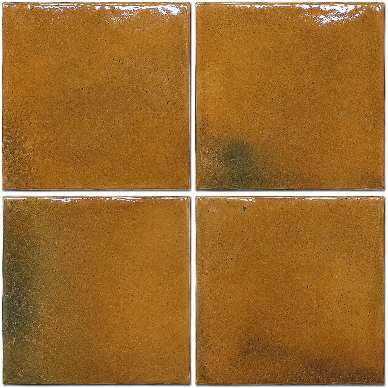 Okayama Caramel Brown Gloss Square Tile