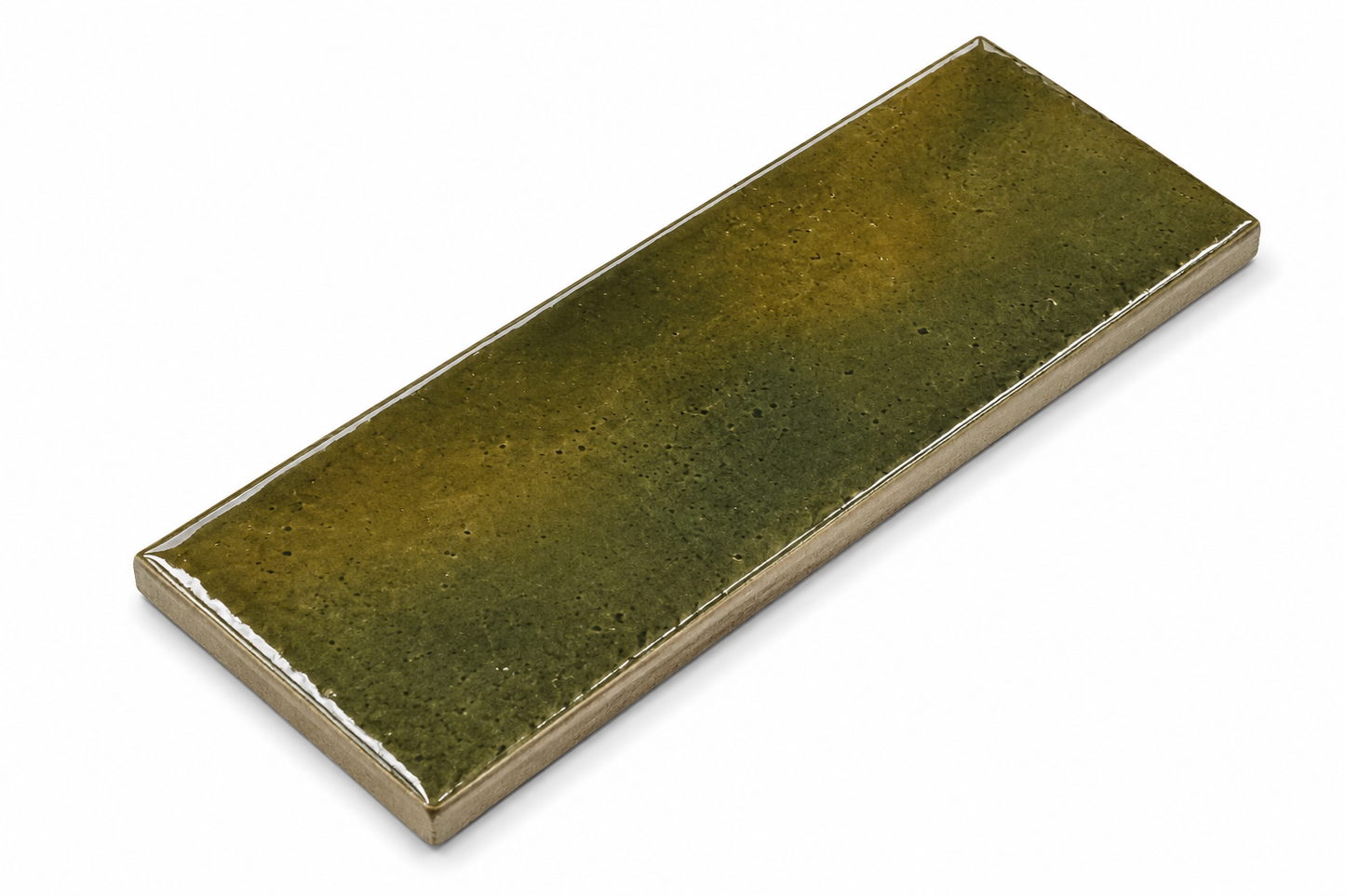 Okayama Olive Gloss Subway Tile
