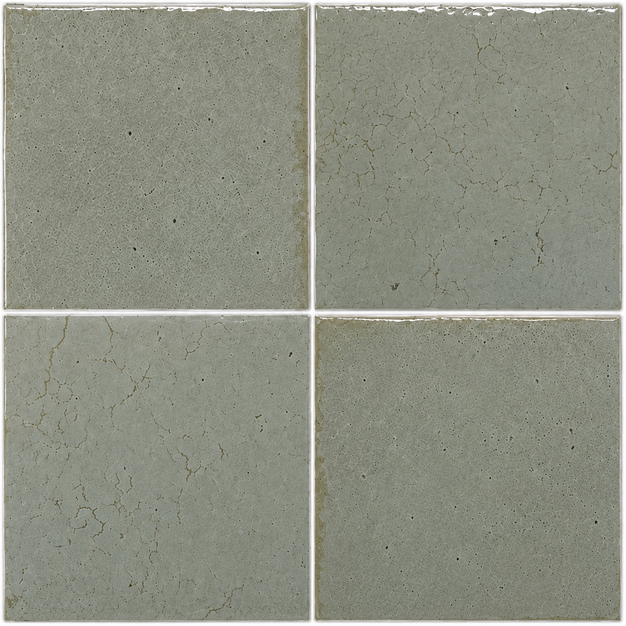 Okayama Sage Green Gloss Square Tile