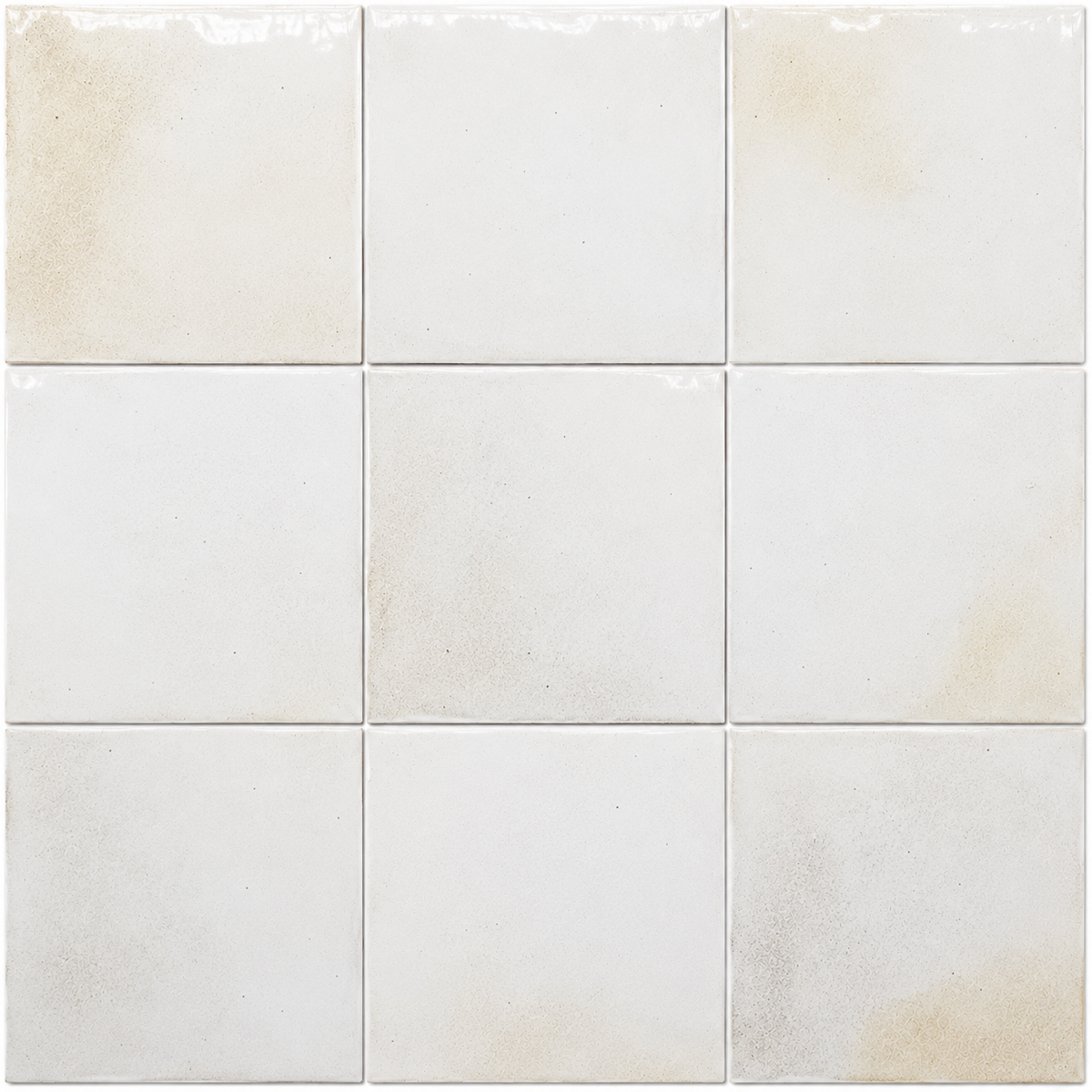 Okayama White Gloss Square Tile