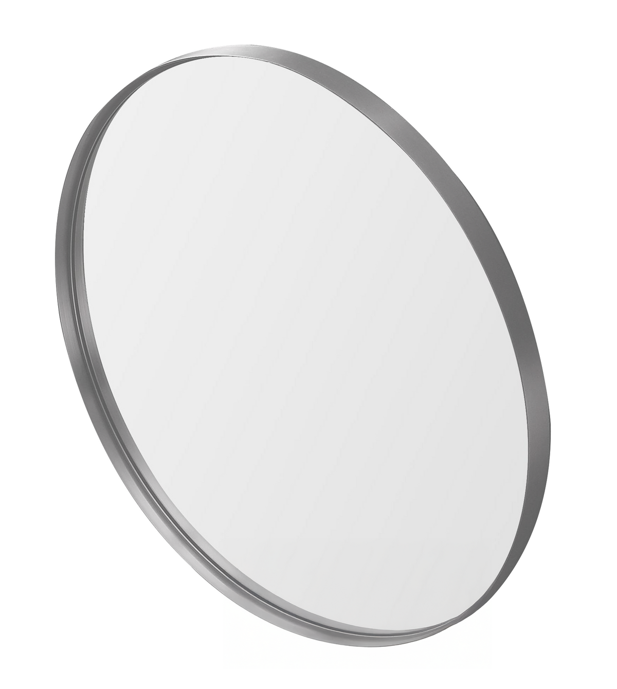 Lukka Bathware Orbis Frame Mirror Lk-Fm — Gun Metal, Wall Mirrors, Round