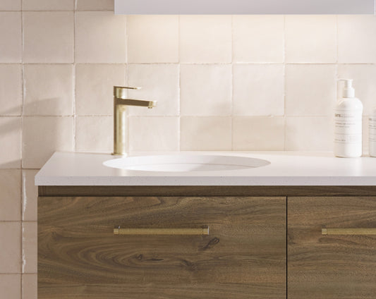 Timberline Oval Undermount Basin White Gloss