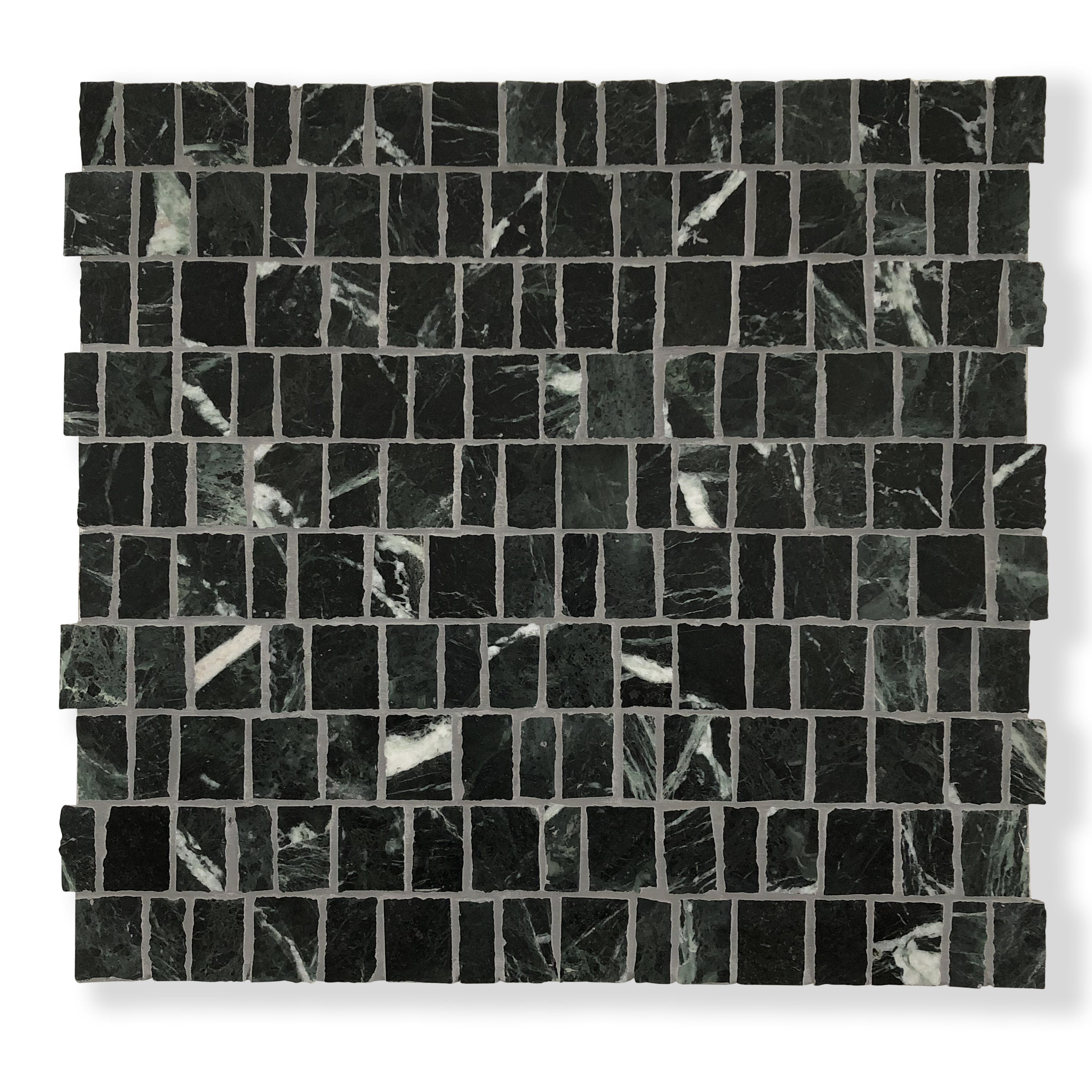 PACIANO TEMPESTA VERDI NATURAL STONE ARTISAN CUT MOSAIC TILE