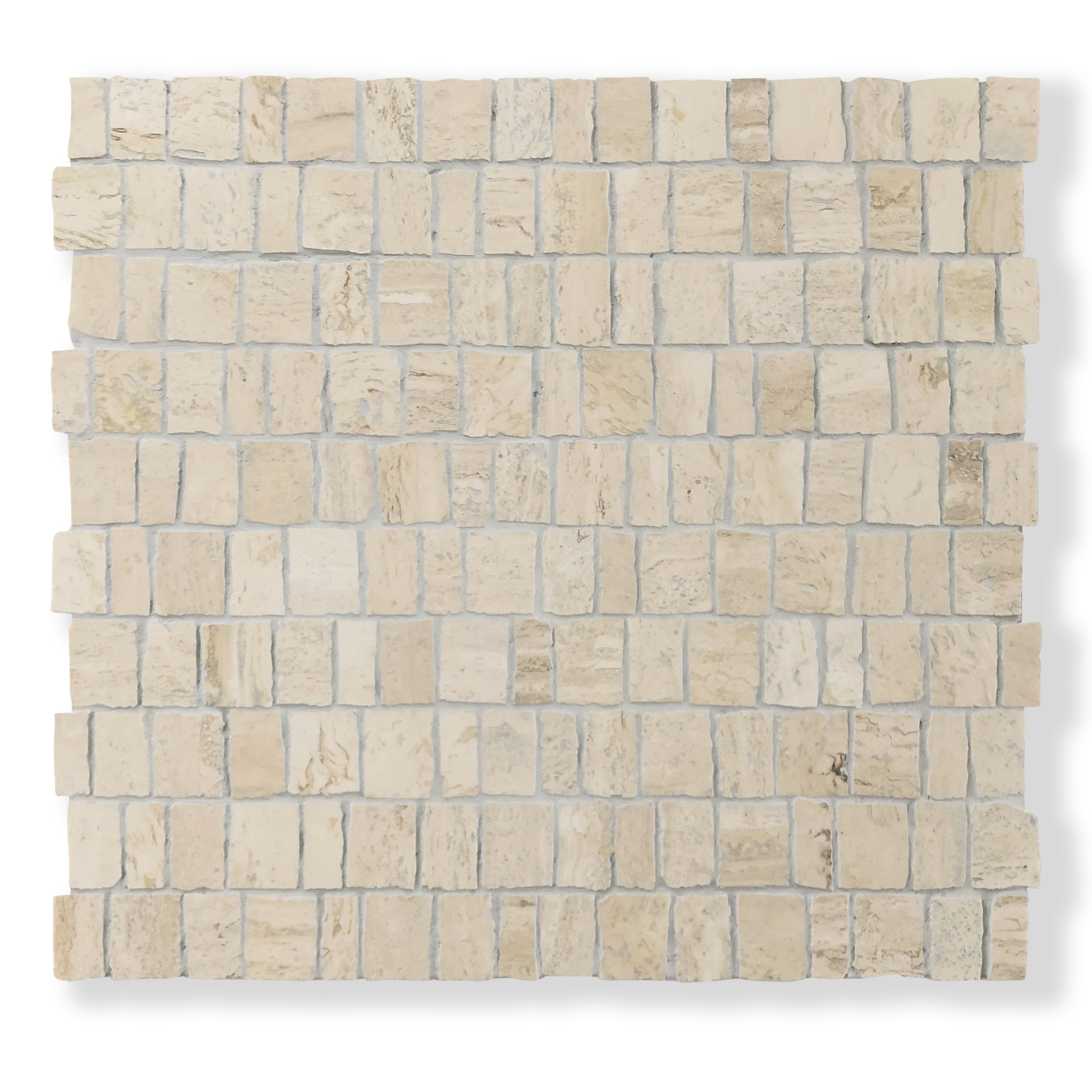 PACIANO TRAVERTINE NATURAL STONE ARTISAN CUT MOSAIC TILE