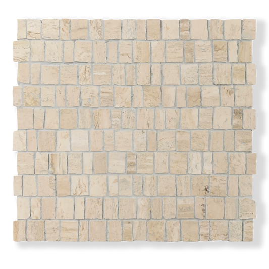 PACIANO TRAVERTINE NATURAL STONE ARTISAN CUT MOSAIC TILE