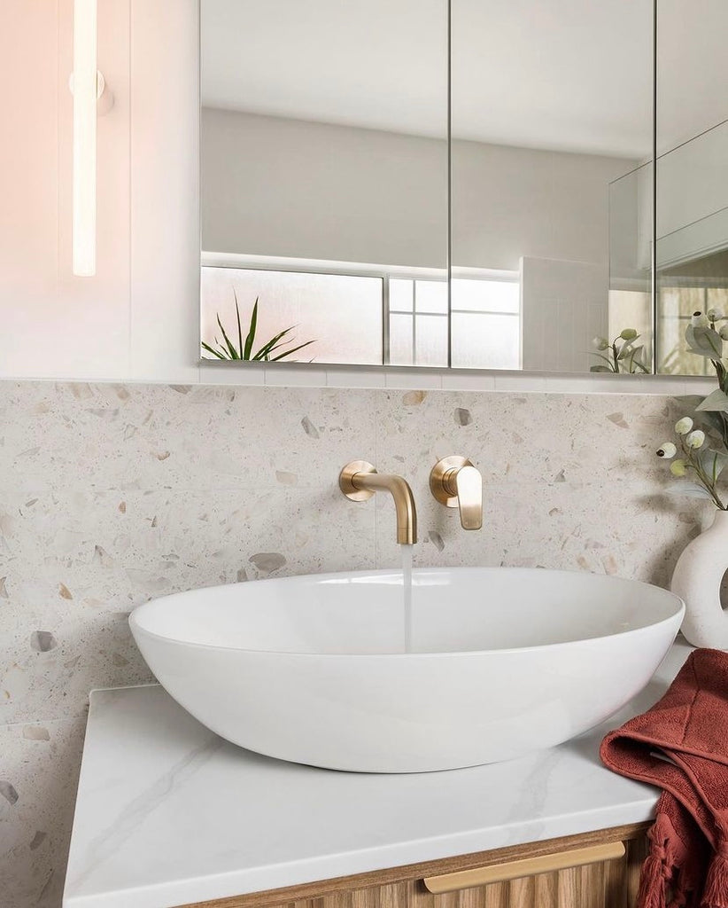 ROUND WALL MIXER PADDLE HANDLE TRIM KIT (IN-WALL BODY NOT INCLUDED)