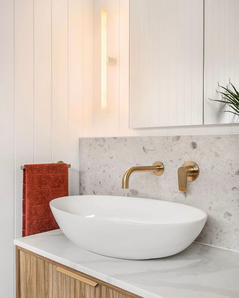 ROUND WALL MIXER PADDLE HANDLE TRIM KIT (IN-WALL BODY NOT INCLUDED)