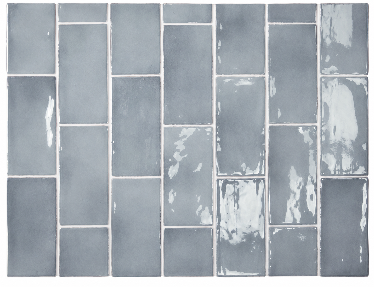 Prato Light Blue Gloss Ceramic Tile