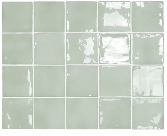 Prato Mint Green Gloss Ceramic Tile