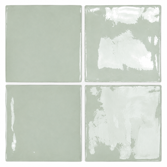 Prato Mint Green Gloss Ceramic Tile
