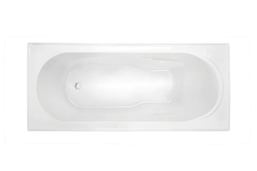 Decina Prezzo 1510/1650 Inset Bath — White Baths, Acrylic Baths, Built In Baths, Rectangular Baths