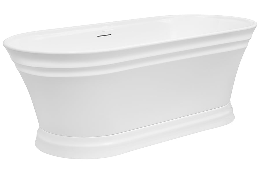 Regent 1700 Freestanding Bath with Integrated Overflow