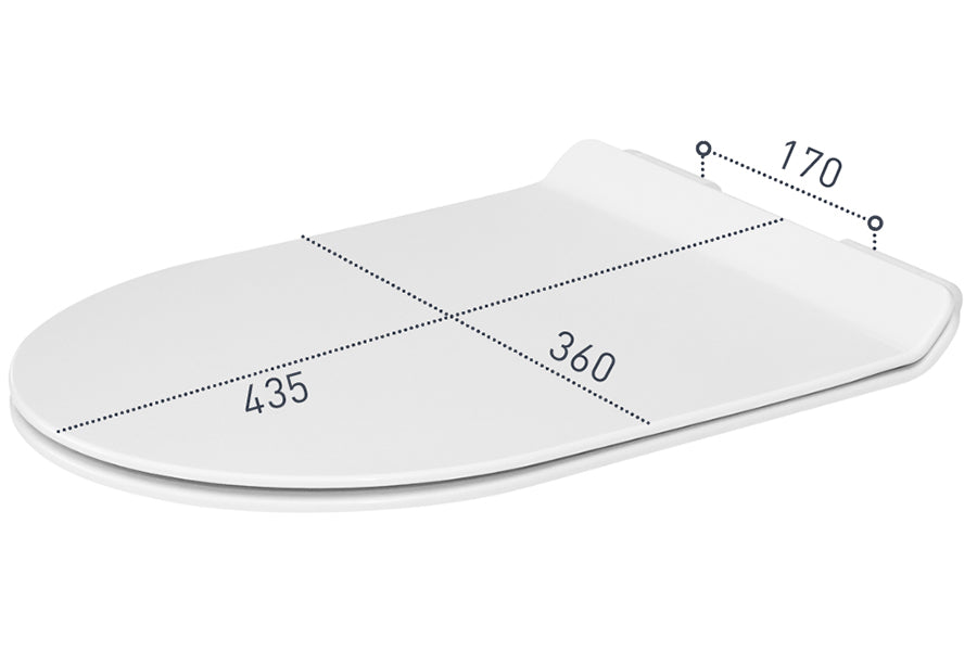 Renee EZI Height Rimless Universal Back-To-Wall Toilet Suite