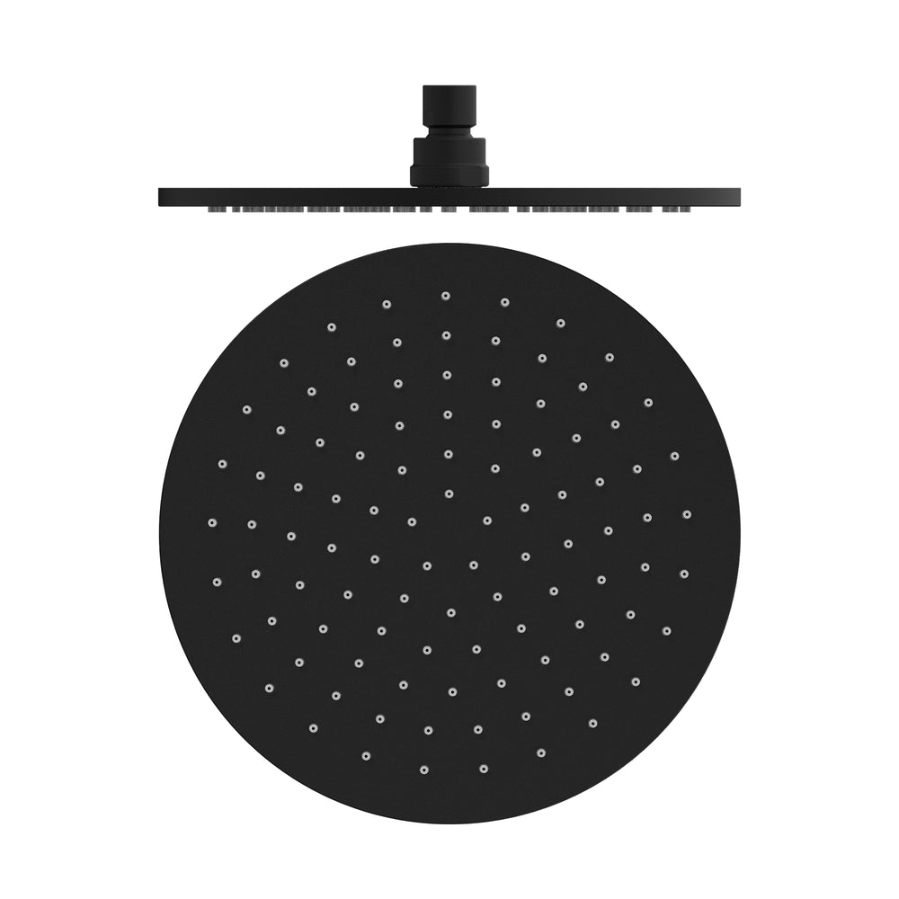 250MM ROUND SHOWER HEAD CHROME (NRROA1001CH) MATTE BLACK
