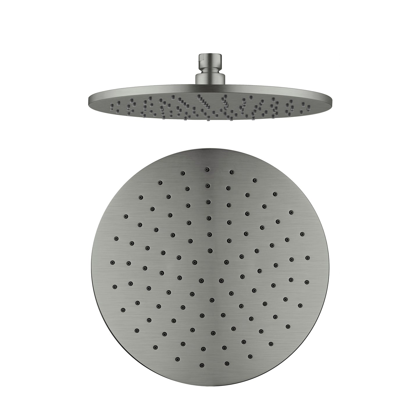 250MM ROUND SHOWER HEAD CHROME (NRROA1001CH) GUN METAL GREY