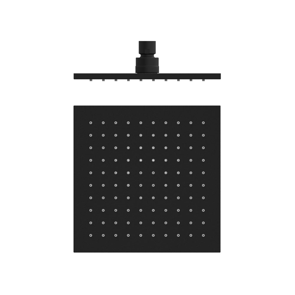 200MM SQUARE SHOWER HEAD CHROME (NRROB0803CH) MATTE BLACK