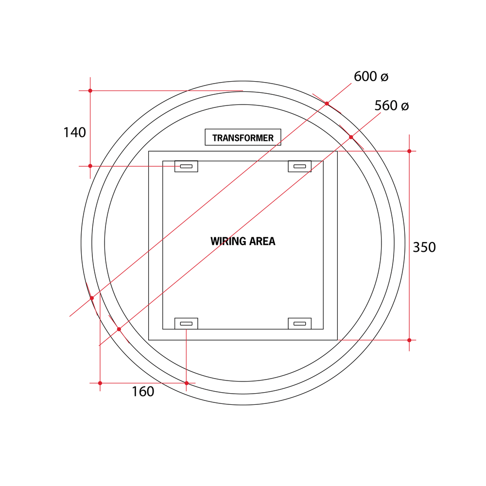 RS600W Premium RS Range Back-Lit Mirror