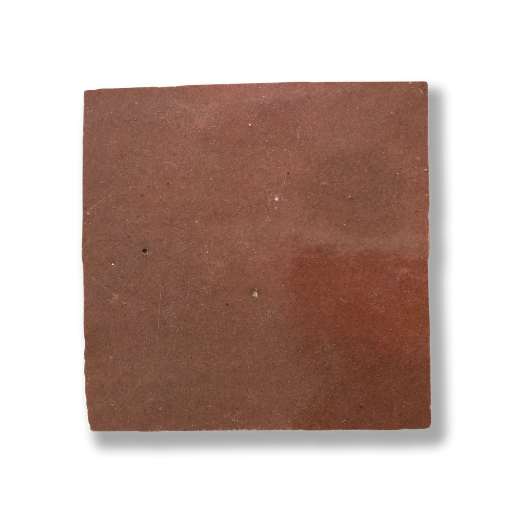 Medina Rust Moroccan Zellige Square Tile
