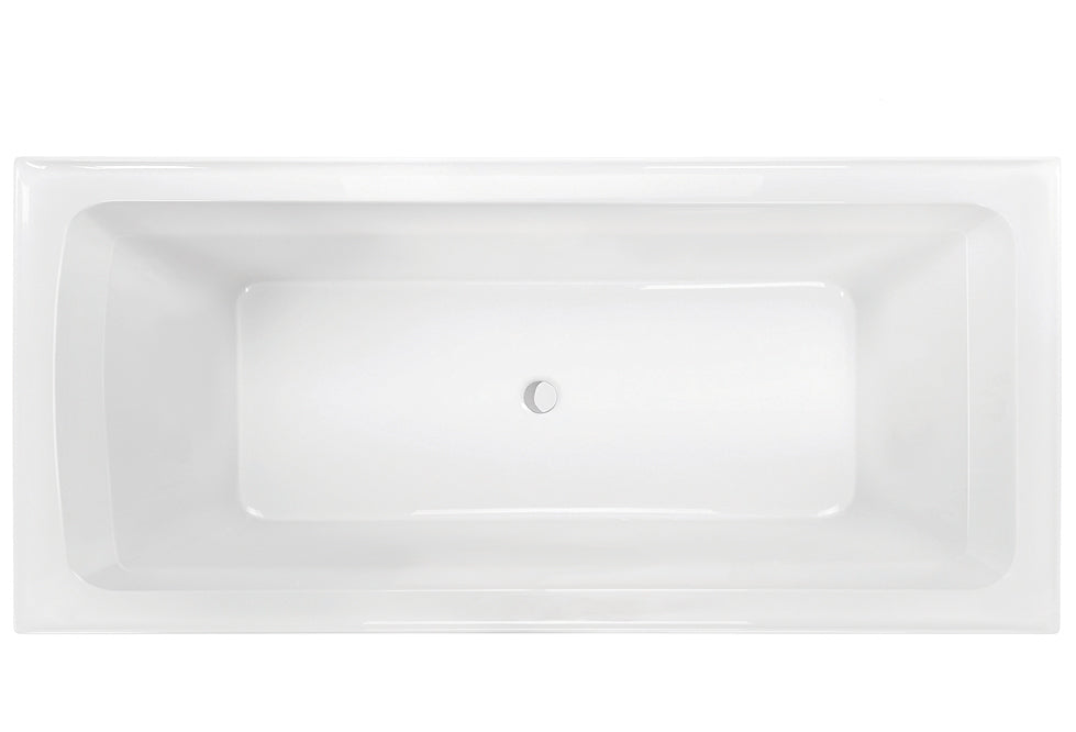 Decina San Diego 1790 Inset Bath — White Baths, Acrylic Baths, Built In Baths, Rectangular Baths