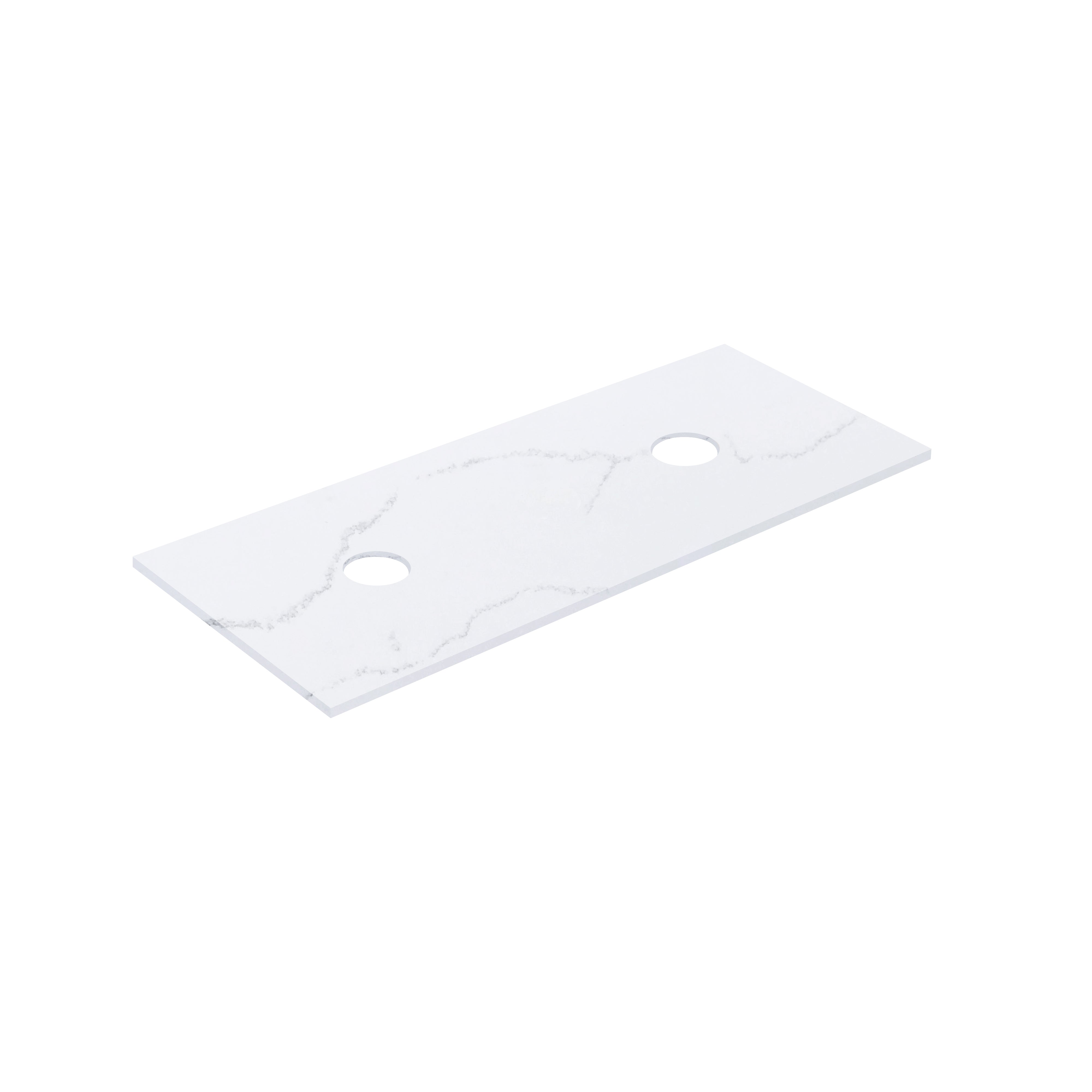 Calacatta Arctic White Solid Surface Stone Top