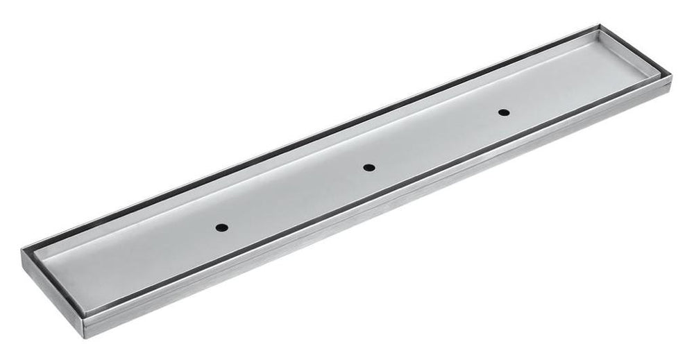 Electroplated Silver Tile Insert Drain No Outlet SDZNO